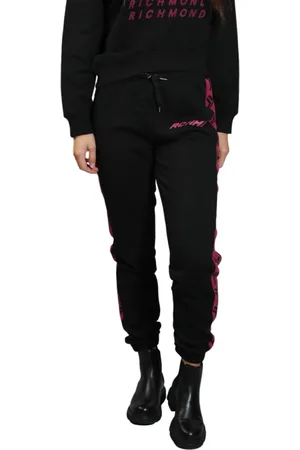 John Richmond Bukser, Dame, Sort, L, Bomuld, Track Pants
