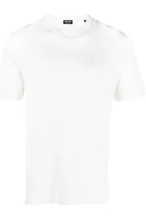 Ermenegildo Zegna Top, Herre, Hvid, S, Bomuld, T-shirts
