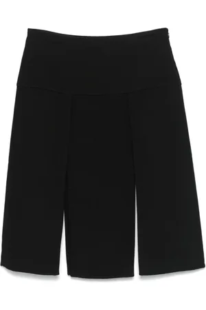 Khaite Nederdel, Dame, Sort, 3XL, Denim, Chic Denim Nederdel