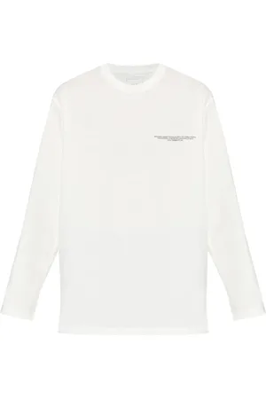 Y-3 Top, Herre, Hvid, XL, Bomuld, Langærmet T-shirt
