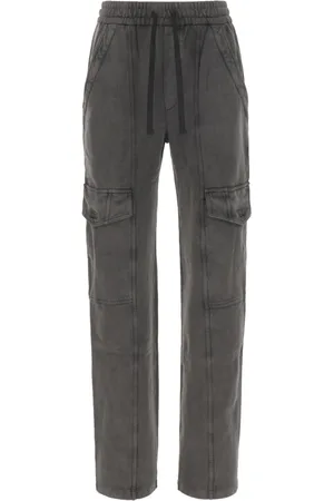 Isabel Marant Bukser, Dame, Grå, S, Bomuld, Tapered Bukser
