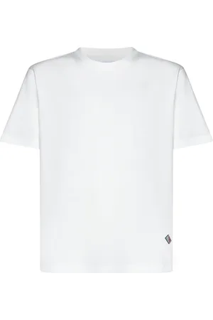 Bottega Veneta Top, Herre, Hvid, L, Bomuld, T-shirt