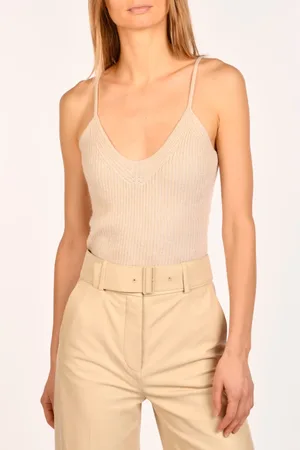 Joseph Top, Dame, , M, Uld, Ribbet Arrow Skulder Top