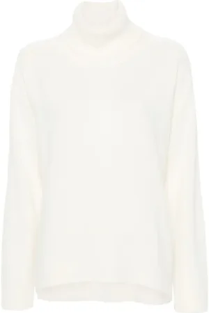 P.A.R.O.S.H. Strik, Dame, Hvid, M, Uld, Luksuriøs Cream Sweater Strikvarer