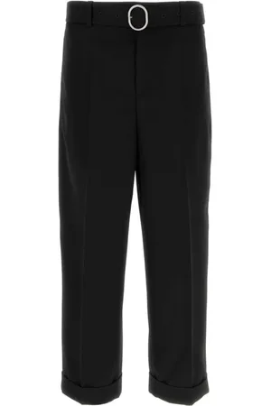 Jil Sander Bukser, Herre, Sort, M, Uld, Uldbukser