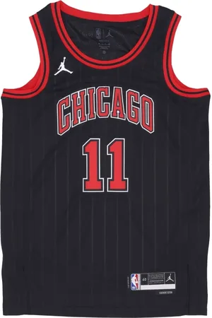 Jordan Top, Herre, Sort, L, Polyester, Chicago Bulls Swingman Tanktop
