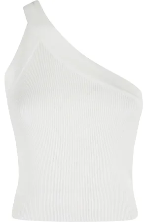 IRO Top, Dame, Hvid, M, Uld, Ecru Crop Top Fethy Monospalla