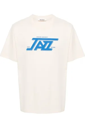 WALES BONNER Top, Herre, , M, Ivory Jazz T-shirt
