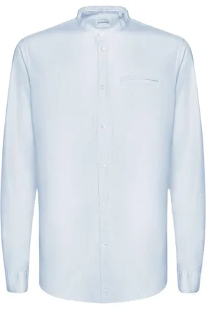 Dondup Skjorte, Herre, Blå, M, Bomuld, Pocket Guru Casual Skjorte