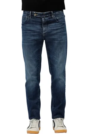 Incotex Jeans, Herre, Blå, W38, Denim, Skræddersyede Regular Jeans
