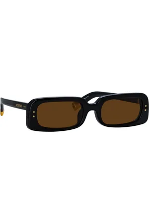 Jacquemus Tilbehør, unisex, Sort, 53 MM, Solbriller Azzuro Model