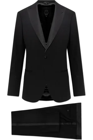 Giorgio Armani Jakkesæt, Herre, Sort, XL, Uld, Uldjakkesæt