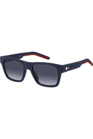 Tommy Hilfiger Tilbehør, Herre, Blå, 54 MM, Uld, Stilfulde solbriller TH 1975/S
