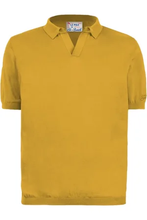 MC2 SAINT BARTH Top, Herre, Gul, S, Uld, Stilfulde T-shirts og Polos Kollektion