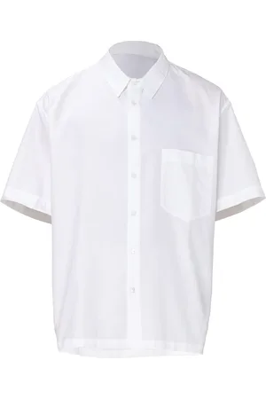 Isabel Marant Skjorte, Herre, Hvid, L, Bomuld, Lapel Kortærmet Skjorte