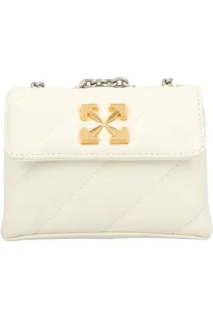 OFF-WHITE Taske, Dame, Hvid, ONE SIZE, Uld, Laeder skuldertasker