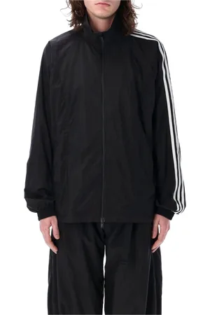 Y-3 Jakke, Herre, Sort, XL, Nylon, 3-Stripes Nylon Shell Jakke