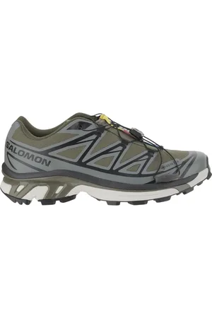 Salomon Sport, Herre, Brun, 43 EU, Grønne Mesh Sneakers med Contagrip® Ydersål