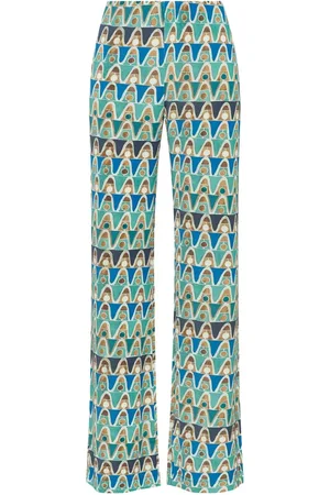 Maliparmi Bukser, Dame, Flerfarvet, M, Uld, Stilfuld Modekollektion