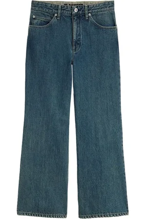 Jil Sander Jeans, Dame, Blå, W26, Denim, Blå Flared Denim Jeans