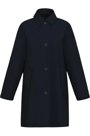 MARELLA Frakke, Dame, Blå, 2XL, Blå Vandtæt Frakke Oversize Design