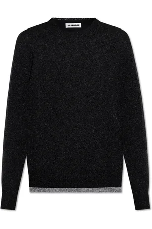 Jil Sander Strik, Herre, Sort, M, Bomuld, Double-layer top
