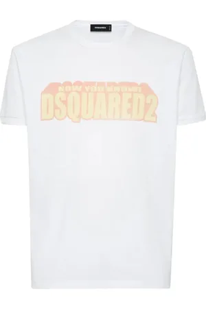 Dsquared2 Top, Herre, Hvid, M, Bomuld, Afslappet T-shirts & Polos Kollektion
