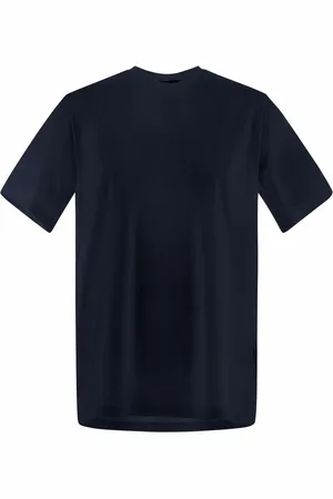 HERNO Top, Herre, Blå, 3XL, Bomuld, Blå Crew Neck T-shirt Jersey Stof