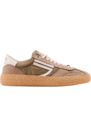 Puraai Sko, Herre, Flerfarvet, 42 EU, Nylon, Vintage Golden Beach Sneakers