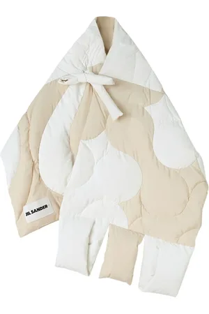 Jil Sander Tilbehør, Dame, , ONE SIZE, Uld, Scarf med Blandede Motiver
