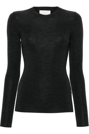 Isabel Marant Strik, Dame, Sort, XS, Uld, Erwin Uldstriktrøje