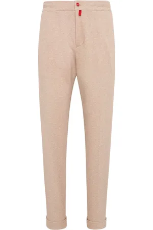Kiton Bukser, Herre, , W38, Bomuld, Bomulds Cashmere Bukser med Snøre
