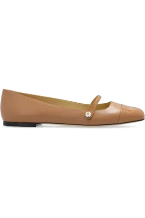 Jimmy Choo Sko, Dame, , 39 EU, Læder, Læder Ballerinaer `Elisa`