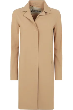 HERNO Frakke, Dame, Brun, S, Uld, Stilfuld Act Coat til dig