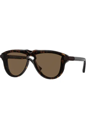 Burberry Tilbehør, Herre, Brun, 36 MM, Uld, Stilfulde solbriller i brun nuance
