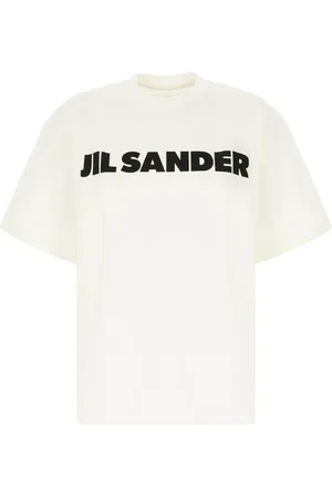 Jil Sander Top, Dame, Hvid, XS, Bomuld, Casual Bomulds T-shirt
