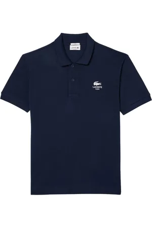 Lacoste Top, Herre, Blå, M, Blå tekstil herre polo skjorte