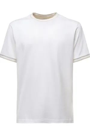ELEVENTY Top, Herre, Hvid, 2XL, Bomuld, Bomuld T-shirts og Polos