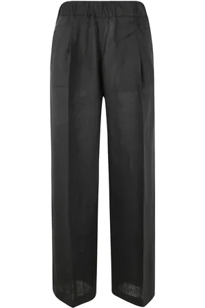 SEMICOUTURE Bukser, Dame, Sort, XS, Uld, Stilfulde bukser til mænd