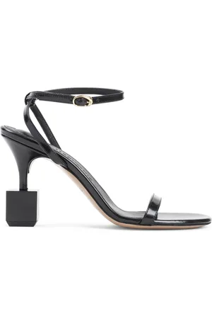 Jacquemus Sko, Dame, Sort, 38 EU, Læder, Bisou 90 Lædersandaler