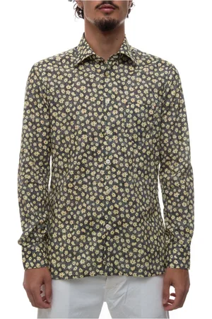Kiton Skjorte, Herre, Gul, L, Casual Skjorte