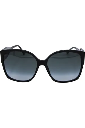 Jimmy Choo Tilbehør, unisex, Sort, 61 MM, Rektangulære solbriller