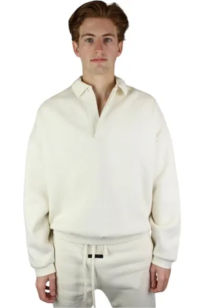 FEAR OF GOD Sweathshirts & Hoodies, Herre, , L, Elegant Shell Fleece Polo