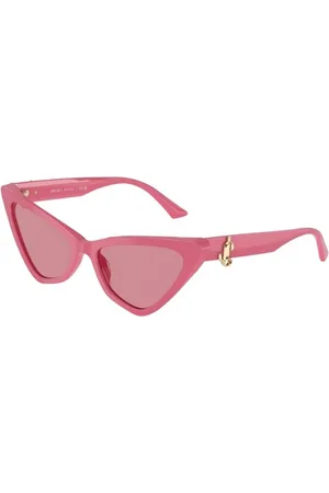 Jimmy Choo Tilbehør, unisex, Lyserød, 55 MM, Rosa Solbriller