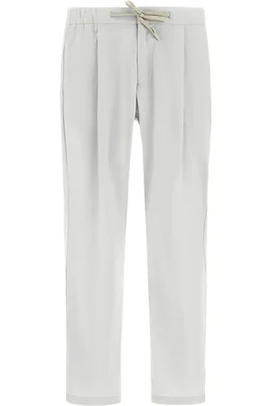 HERNO Bukser, Herre, Grå, L, Nylon, Åndbare Stretch Nylon Bukser