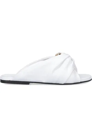J.W.Anderson Sko, Dame, Hvid, 36 EU, Læder, Hvide Slider Sandaler