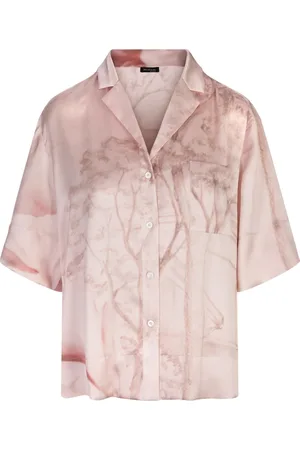 Kiton Bluser & Skjorter, Dame, Lyserød, XS, Silkeskjorte