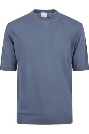 ELEVENTY Strik, Herre, Blå, S, Uld, Moderne Sweater til Stilfulde Mænd