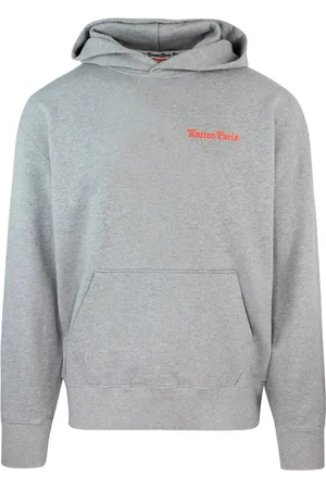 Kenzo Sweathshirts & Hoodies, Herre, Grå, M, Bomuld, Grå sweater med rygprint