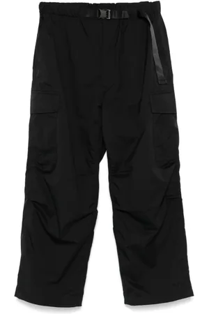 Comme des Garçons Bukser, Herre, Sort, L, Sorte Cargo Bukser Elastisk Talje